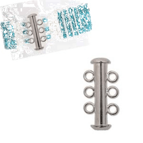 Multi Strand Clasp - 21mm - 3 Strand - CLSP04