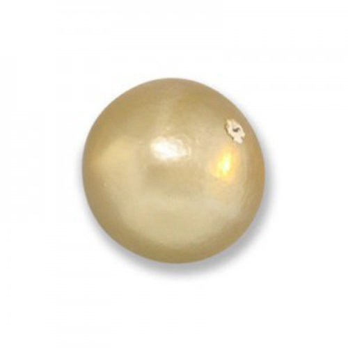 14mm Round Cotton Pearl - Cream