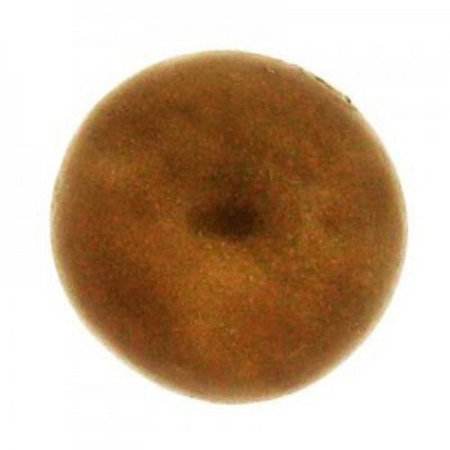 18mm Round Cotton Pearl - Antique Gold