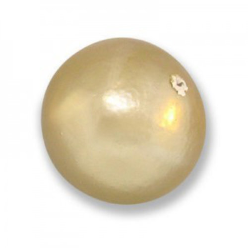 20mm Round Cotton Pearl - Cream