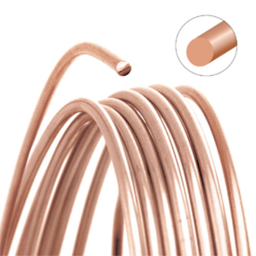 Tarnish Resistant Soft Temper Rose Gold 14 Gauge Round Wire