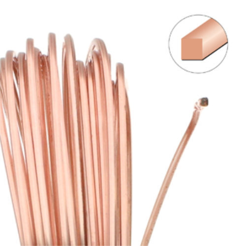 Tarnish Resistant Soft Temper Rose Gold 18 Gauge Square Wire