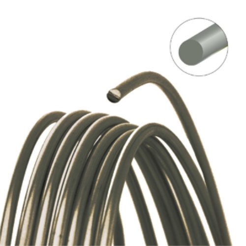 Tarnish Resistant Soft Temper Hematite 20 Gauge Round Wire