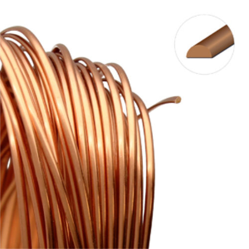 Tarnish Resistant Soft Temper Natural Copper 21 Gauge Half Round Wire