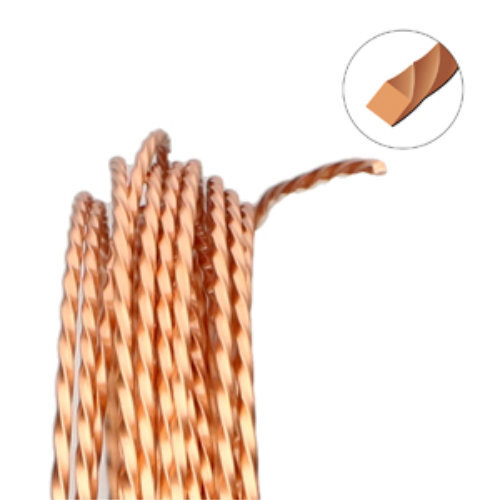 Tarnish Resistant Soft Temper Natural Copper 21 Gauge Twisted Wire
