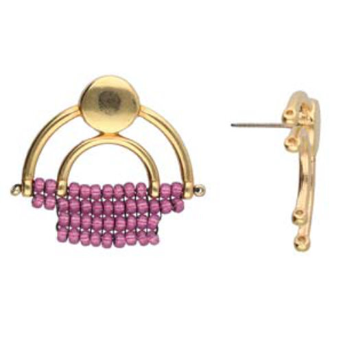 Platani IV - 11/0 Beads Earrings - Pair - CYM-M11-012820
