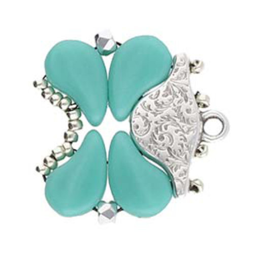 Aosa - Paisley Duo Bead Ending - CYM-PD-013054