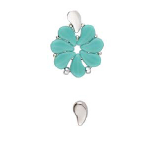 Flabouria - Paisley Duo Earrings - Pair - CYM-PD-013093