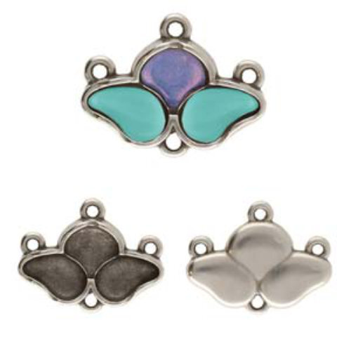 Episkopi - Paisley Duo & Ginko Bead Connector - CYM-PG-013995