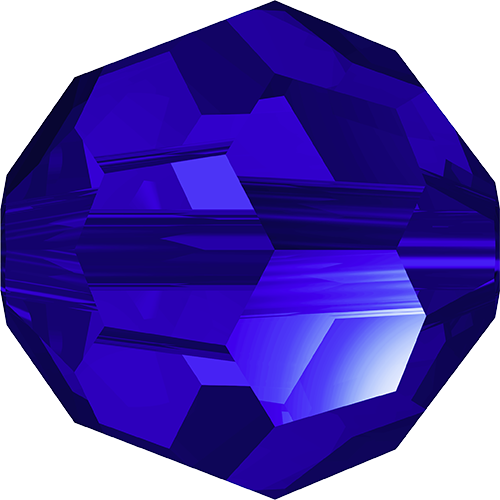 Pack of 30 - 5000 - 4mm - Majestic Blue (296) - Round Crystal Bead 