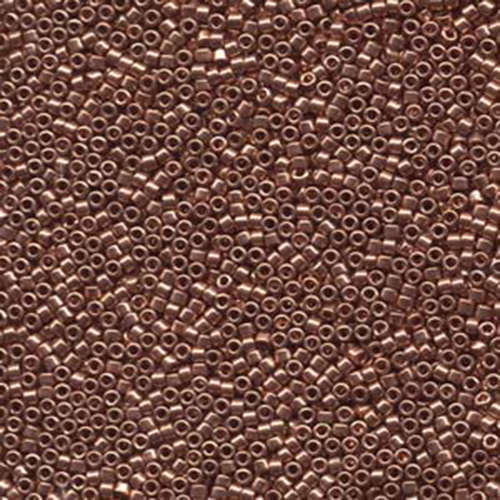 Miyuki 11/0 Delica Bead - DB040 - Bright Copper Plated