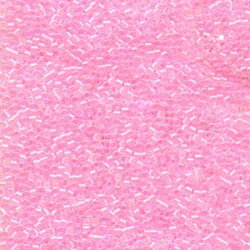 Miyuki 11/0 Delica Bead - DB055 - Lined Pale Pink AB