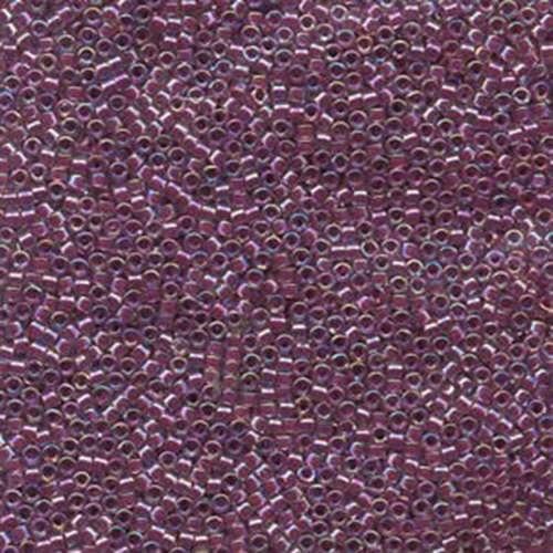 Miyuki 11/0 Delica Bead - DB056 - Lined Magenta AB