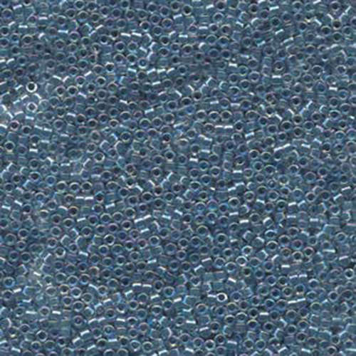 Miyuki 11/0 Delica Bead - DB058 - Lined Light Blue AB