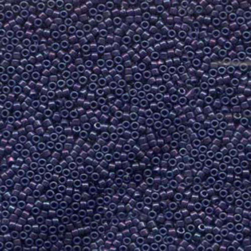 Miyuki 11/0 Delica Bead - DB135 - Metallic Midnight Purple