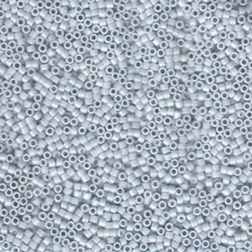 Miyuki 11/0 Delica Bead - DB0209-1 - Opaque Grey Luster - Lead Free