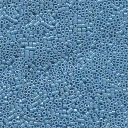 Miyuki 11/0 Delica Bead - DB218 - Opaque Light Blue Luster