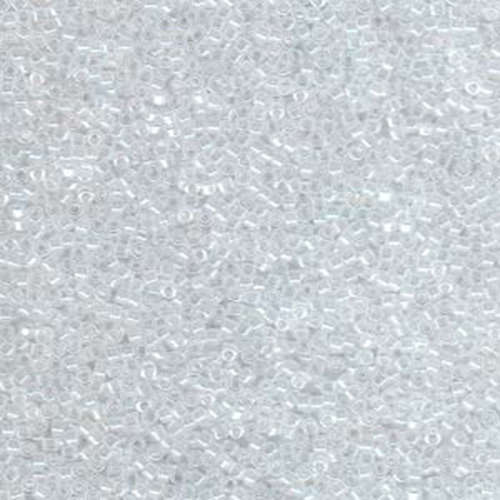 Miyuki 11/0 Delica Bead - DB231 - Crystal Lined White Luster