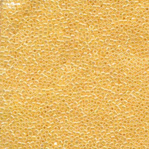 Miyuki 11/0 Delica Bead - DB233 - Crystal Lined Yellow Luster