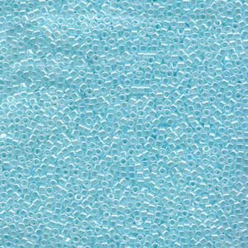 Miyuki 11/0 Delica Bead - DB239 - Crystal Lined Aquamarine Luster