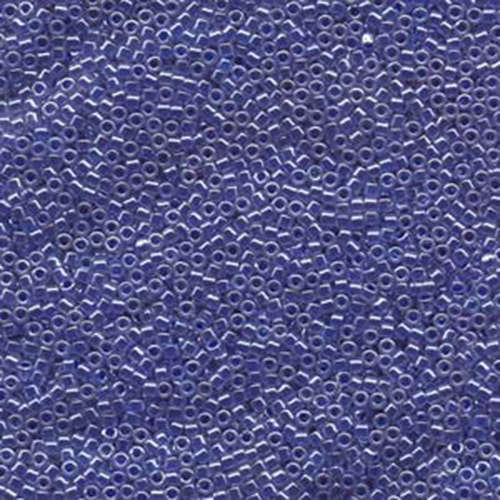 Miyuki 11/0 Delica Bead - DB243 - Crystal Lined Medium Blue Luster