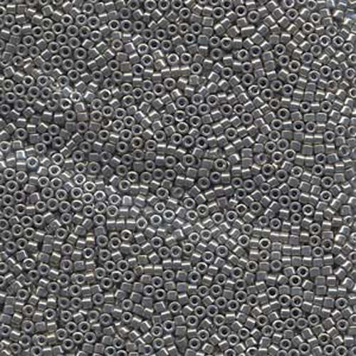 Miyuki 11/0 Delica Bead - DB251 - Galvanized Grey Luster