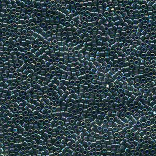 Miyuki 11/0 Delica Bead - DB276 - Lined Teal Iris Luster