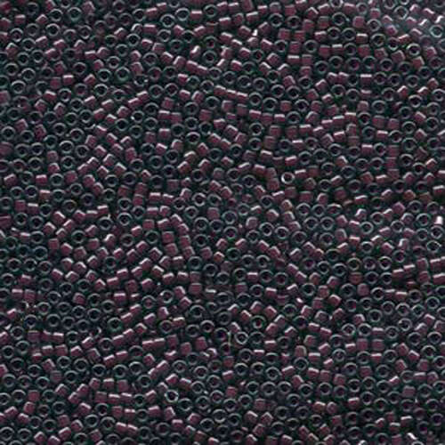 Miyuki 11/0 Delica Bead - DB279 - Lined Cranberry / Maroon Luster