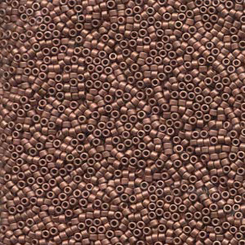 Miyuki 11/0 Delica Bead - DB340 - Matte Copper Plated