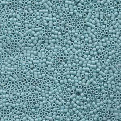 Miyuki 11/0 Delica Bead - DB375 - Matte Metallic Light Aqua