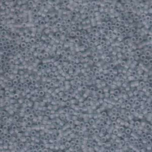 Miyuki 11/0 Delica Bead - DB381 - Matte Transparent Shadow Grey