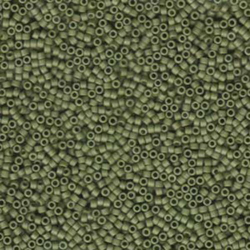 Miyuki 11/0 Delica Bead - DB391 - Matte Opaque Olive