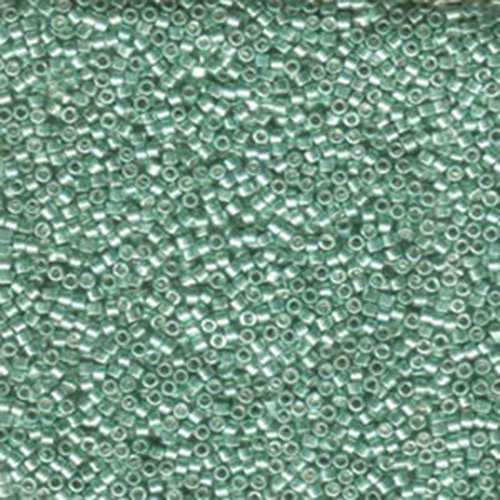 Miyuki 11/0 Delica Bead - DB414 - Galvanized Dyed Green