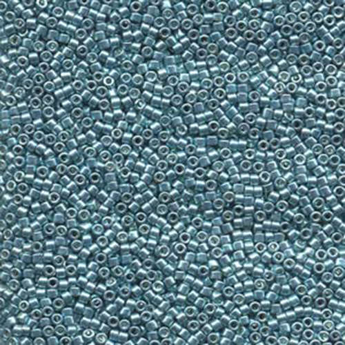 Miyuki 11/0 Delica Bead - DB416 - Galvanized Dyed Seafoam