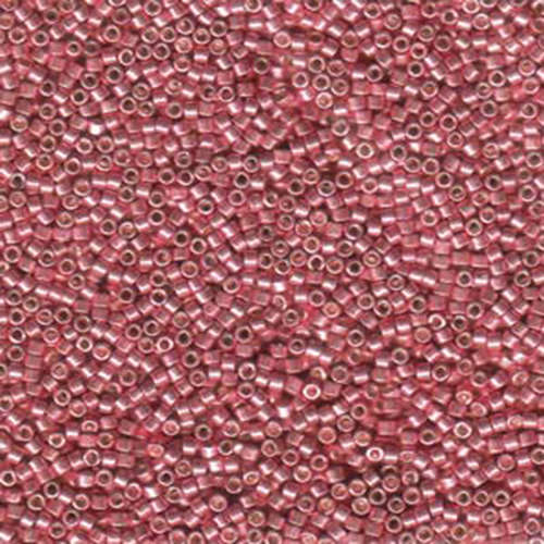 Miyuki 11/0 Delica Bead - DB420 - Galvanized Dyed Pink
