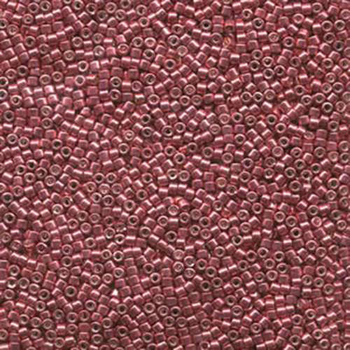 Miyuki 11/0 Delica Bead - DB428 - Galvanized Dyed Raspberry