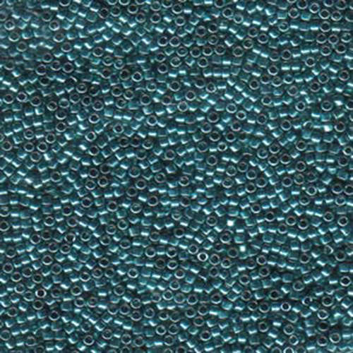 Miyuki 11/0 Delica Bead - DB432 - Galvanized Dyed Peacock Blue