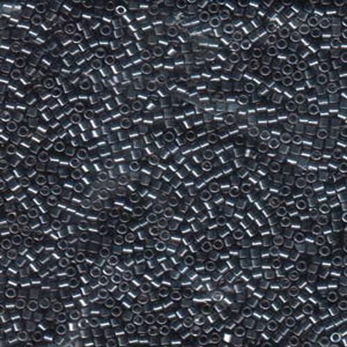 Miyuki 11/0 Delica Bead - DB453 - Galvanized Dyed Dark Gunmetal