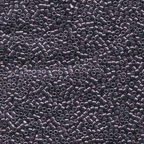 Miyuki 11/0 Delica Bead - DB455 - Galvanized Dyed Plum