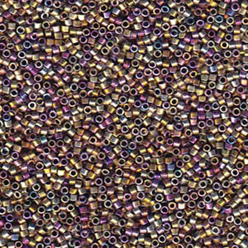 Miyuki 11/0 Delica Bead - DB541 - Palladium Gold Spectrum