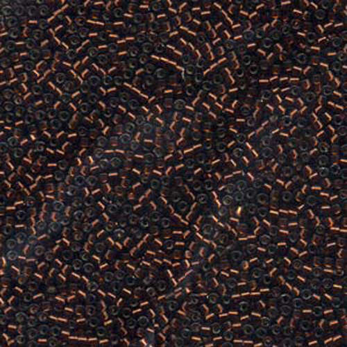 Miyuki 11/0 Delica Bead - DB612 - Silver Lined Dyed Smoked Topaz