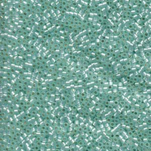 Miyuki 11/0 Delica Bead - DB626 - Silver Lined Light Mint Green Alabaster