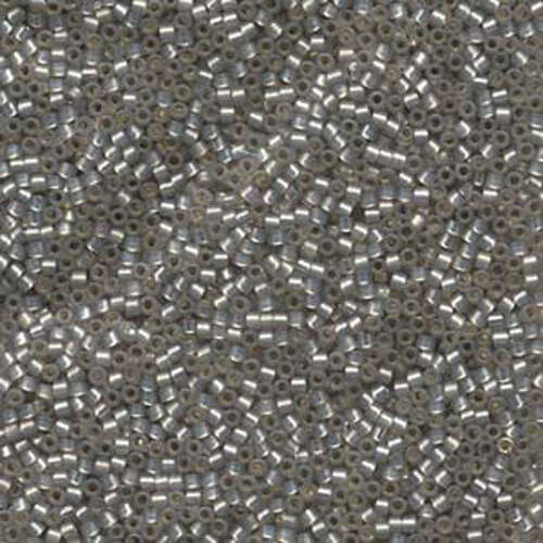 Miyuki 11/0 Delica Bead - DB630 - Silver Lined Dyed Light Taupe