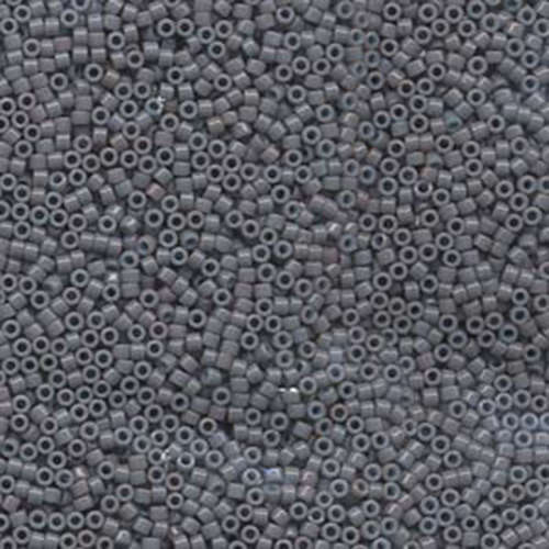 Miyuki 11/0 Delica Bead - DB652 - Opaque Dyed Grey