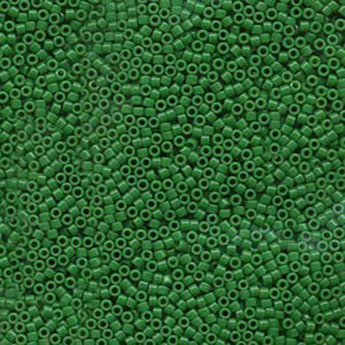 Miyuki 11/0 Delica Bead - DB655 - Opaque Dyed Kelly Green