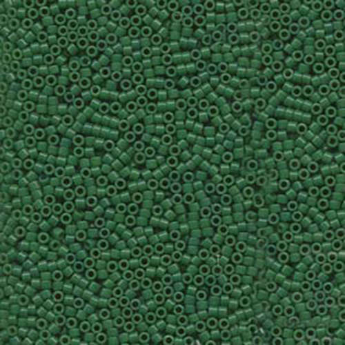 Miyuki 11/0 Delica Bead - DB656 - Opaque Dyed Jade Green