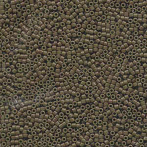 Miyuki 11/0 Delica Bead - DB657 - Opaque Dyed Olive