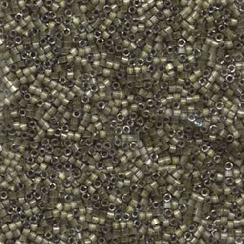 Miyuki 11/0 Delica Bead - DB671 - Silver Lines Variegated Taupe