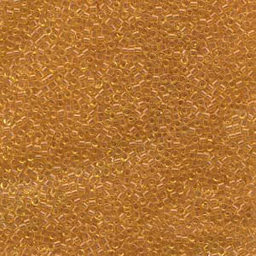 Miyuki 11/0 Delica Bead - DB702 - Transparent Light Topaz