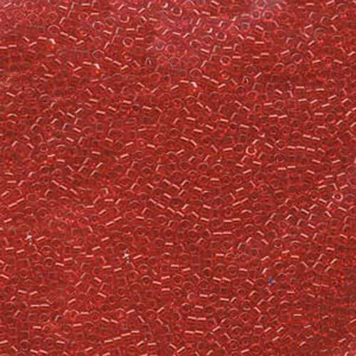 Miyuki 11/0 Delica Bead - DB704 - Transparent Red Orange